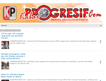 Tablet Screenshot of kabarprogresif.com